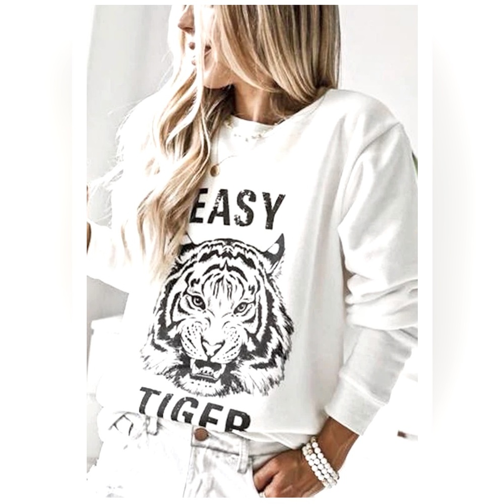 Easy Tiger pullover sweatshirt- brand new